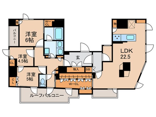 コノート茗荷谷の物件間取画像